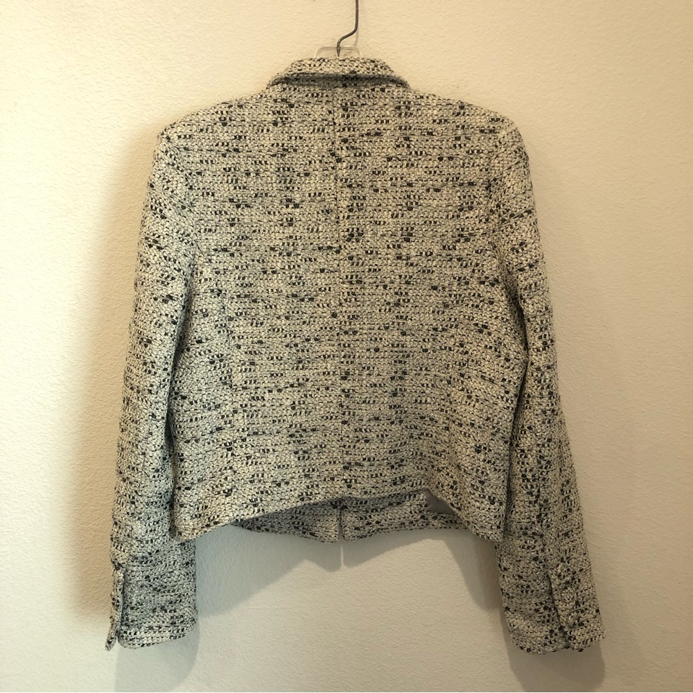 NWT Heartloom Aurelie Tweed Blazer Gray Women’s Size Medium - Picture 12 of 15